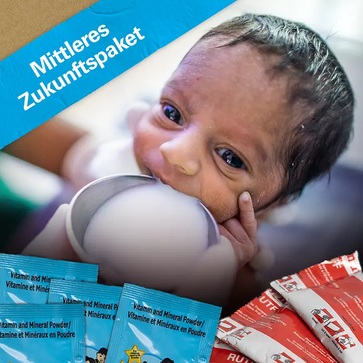 Spenden Sie Zukunft mit dem mittleren Zukunftspaket Spenden Sie Zukunft mit dem mittleren Zukunftspaket