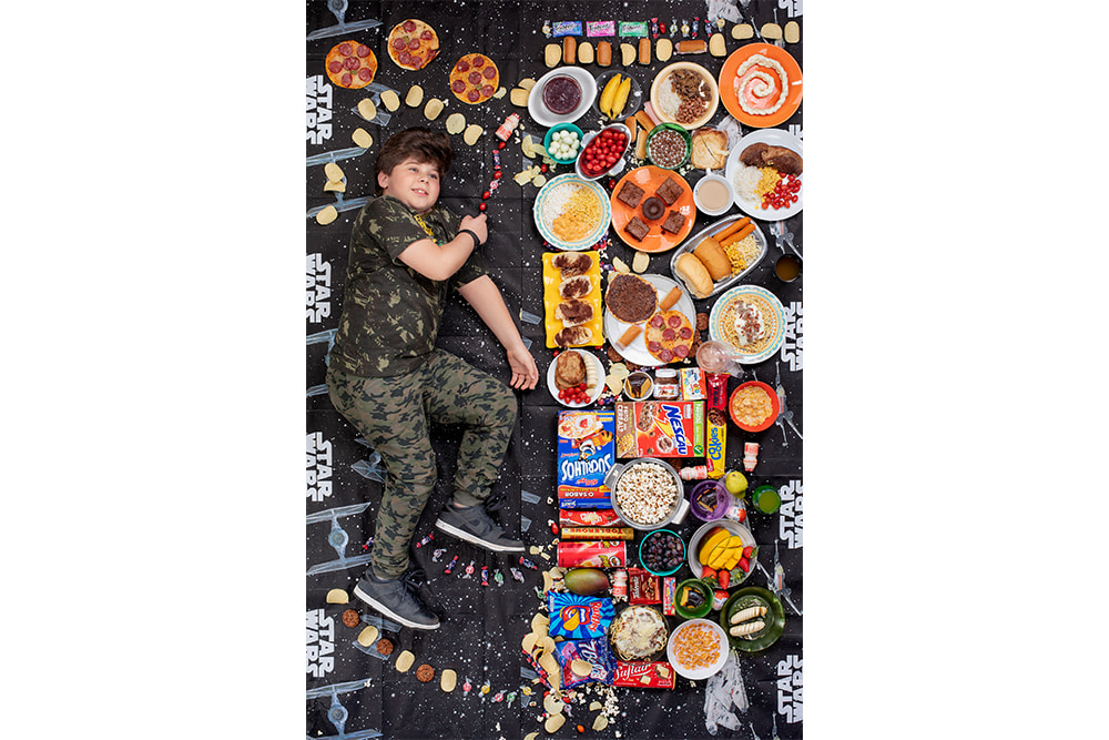 Four continents: What children eat (when they have something to eat) | © Gregg Segal, USA (Freelance Photographer) Four continents: What children eat (when they have something to eat)