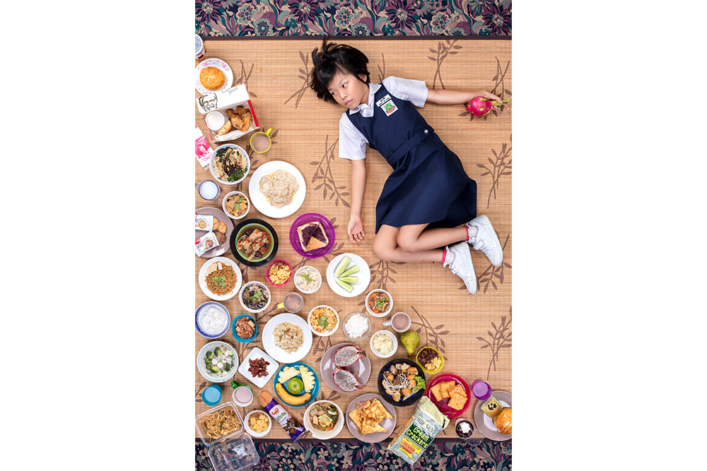 Four continents: What children eat (when they have something to eat) | © Gregg Segal, USA (Freelance Photographer) Four continents: What children eat (when they have something to eat)