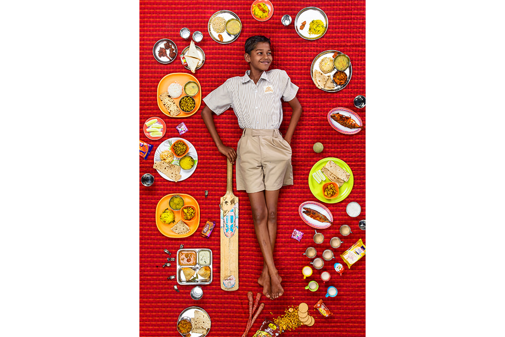 Four continents: What children eat (when they have something to eat) | © Gregg Segal, USA (Freelance Photographer) Four continents: What children eat (when they have something to eat)