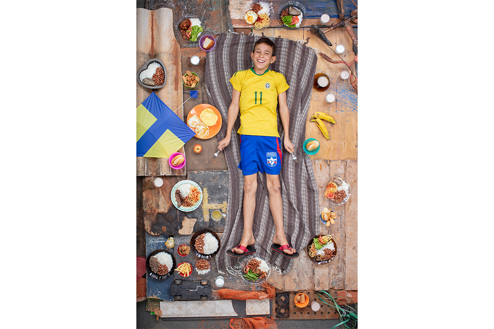 Four continents: What children eat (when they have something to eat) | © Gregg Segal, USA (Freelance Photographer) Four continents: What children eat (when they have something to eat)