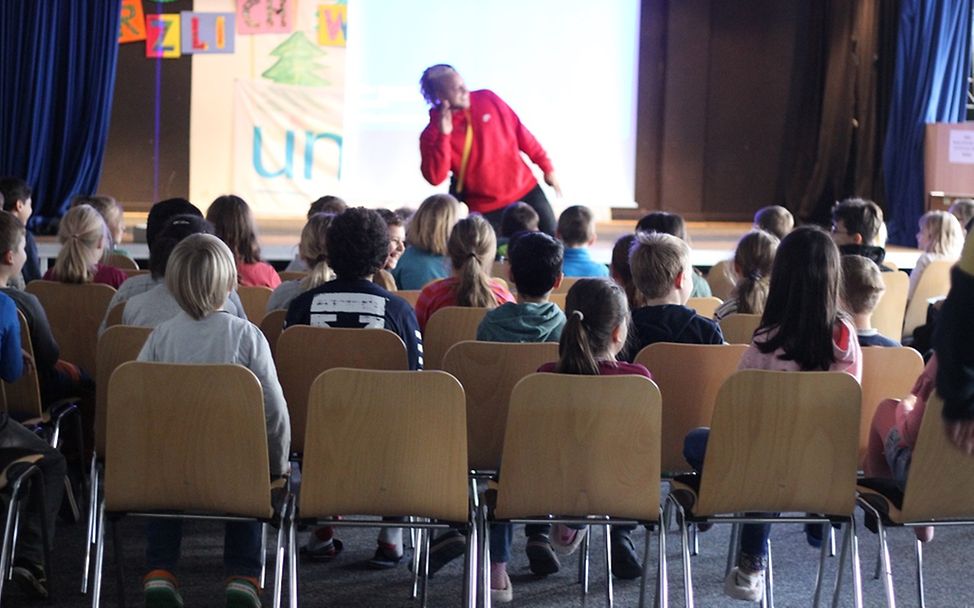 Rapper Rico Montero © UNICEF-AG Berlin