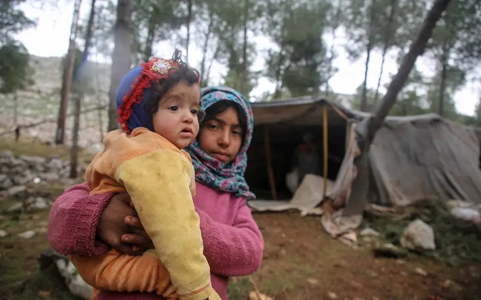 Syrien 2020: Das 10. Kriegsjahr bricht an. | © UNICEF/Akacha ZweiMädchen in Syrien2020_UNI302764