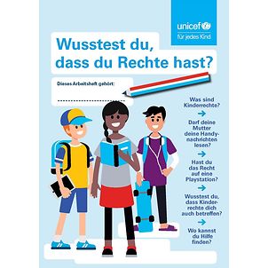 Arbeitsheft Kinderrechte Schüler