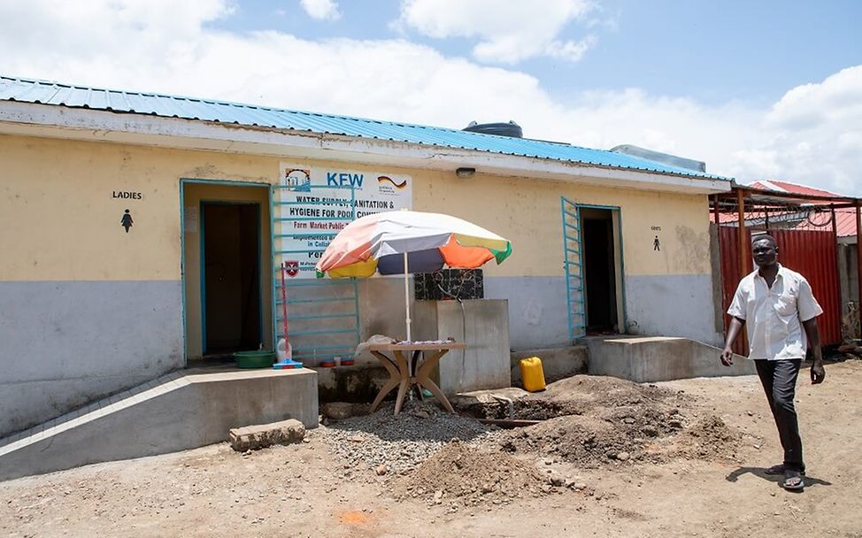 Südsudan: Die Sanitäranlage von UNICEF in der Stadt Juba.