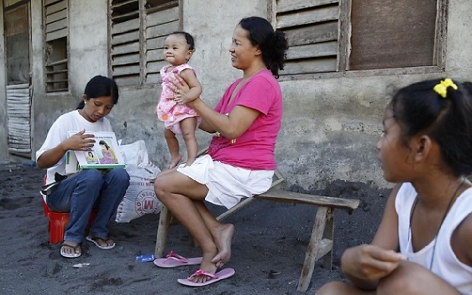 UNICEF-Projekt auf den Philippinen zum Schutz von Kindern vor Gewalt.