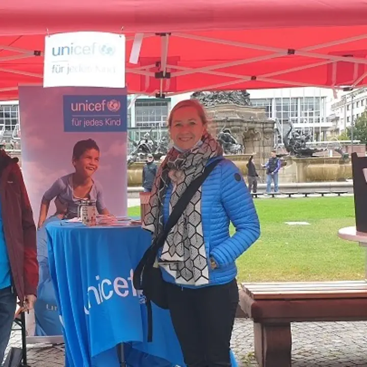 Unicef stand Kinderspektakel Unicef stand Kinderspektakel