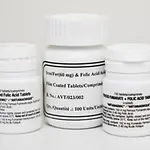 Eisen- und Folsäuretabletten
