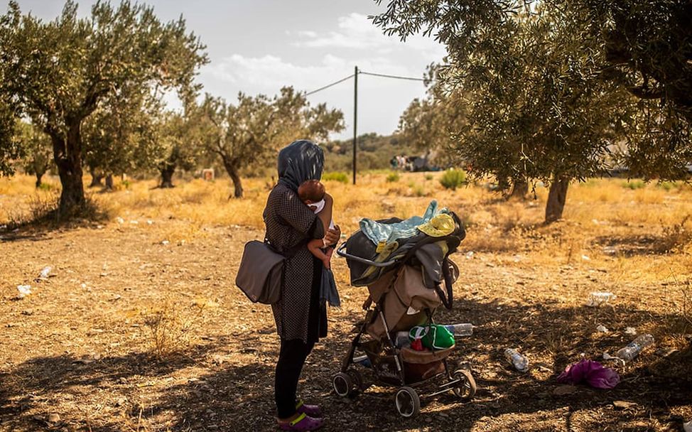 Lesbos, Greece: The flames of misery