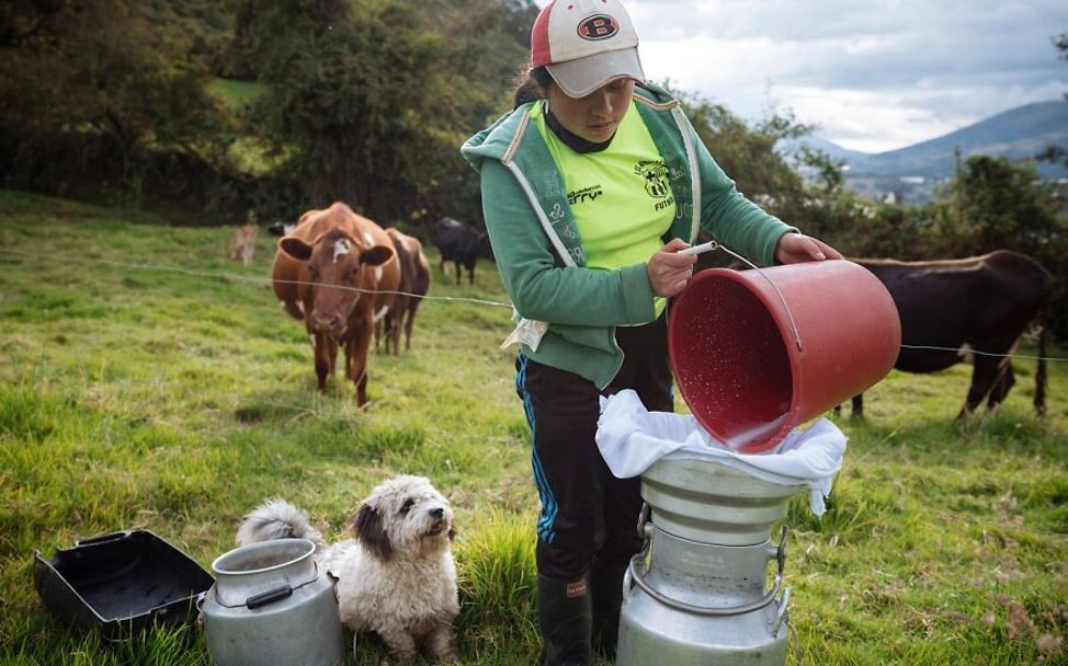 Ecuador: Fast alle Menschen leben hier von der Landwirtschaft.