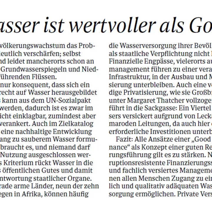 WK Weltwassertag WK Weltwassertag