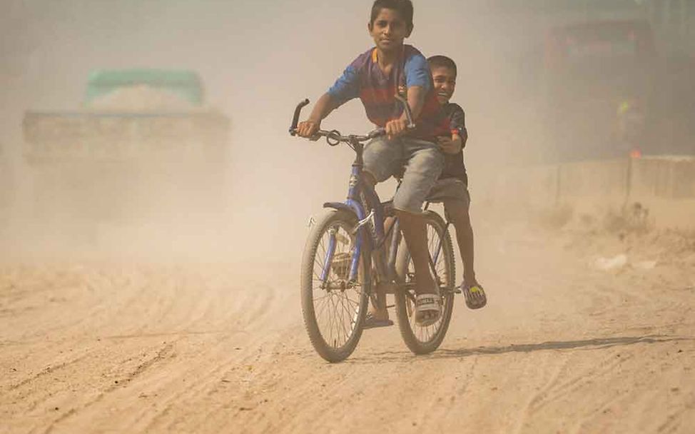 Lungenentzündung verursacht durch Luftverschmutzung in Bangladesch