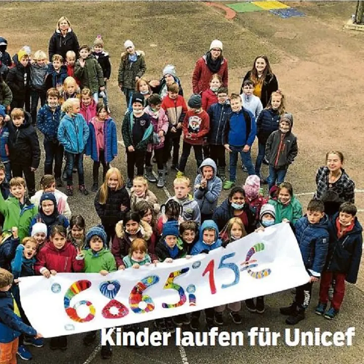 Kinder der Grundschule Kreuzäcker ©Haller Tagblatt Kinder der Grundschule Kreuzäcker ©Haller Tagblatt