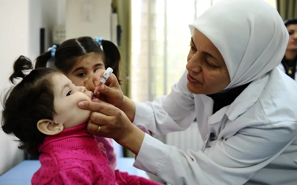 UNICEF-Impfkampagne gegen Kinderlähmung in Syrien | Foto: © UNICEF/NYHQ2013-0924/Sanadiki Syrien: Impfen gegen Kinderlähmung