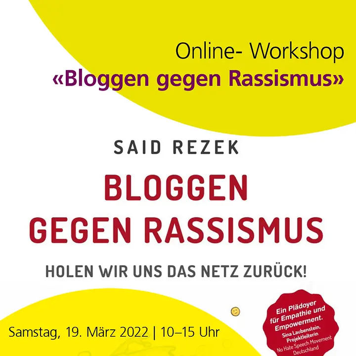 Bloggen gegen Rassismus © Stadt Lörrach Bloggen gegen Rassismus © Stadt Lörrach
