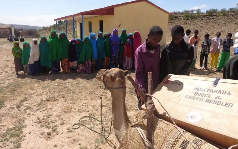 Mobile Schulbibliothek in Somalia. © UNICEF Somalia Mobile Schulbibliothek in Somalia. © UNICEF Somalia