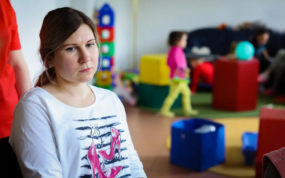 Ukraine Krieg: Julia floh mit ihren Kindern nach Deutschland | © UNICEF/Maizhara Ukraine Krieg: Julia floh mit ihren Kindern nach Deutschland