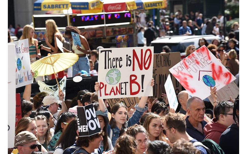 Demonstration gegen den Klimawandel