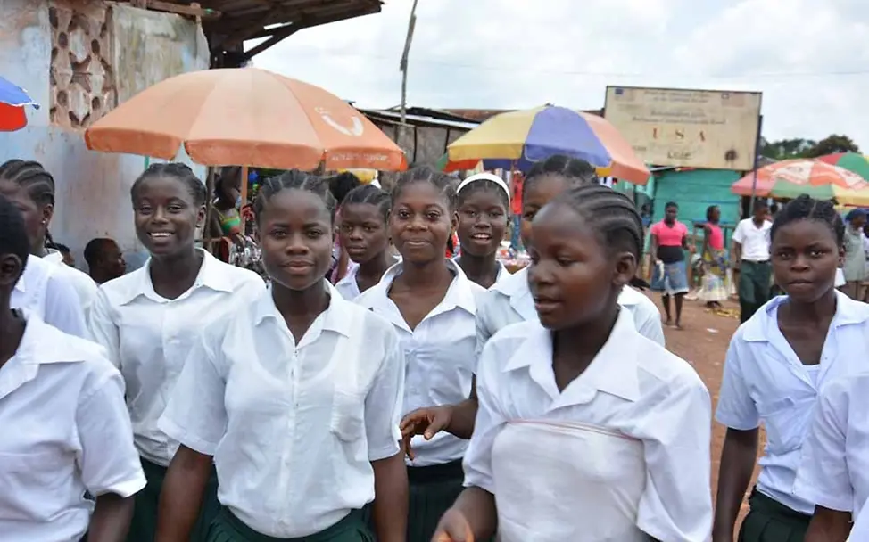 Auf in die Schule | ©UNICEF Schule in Liberia