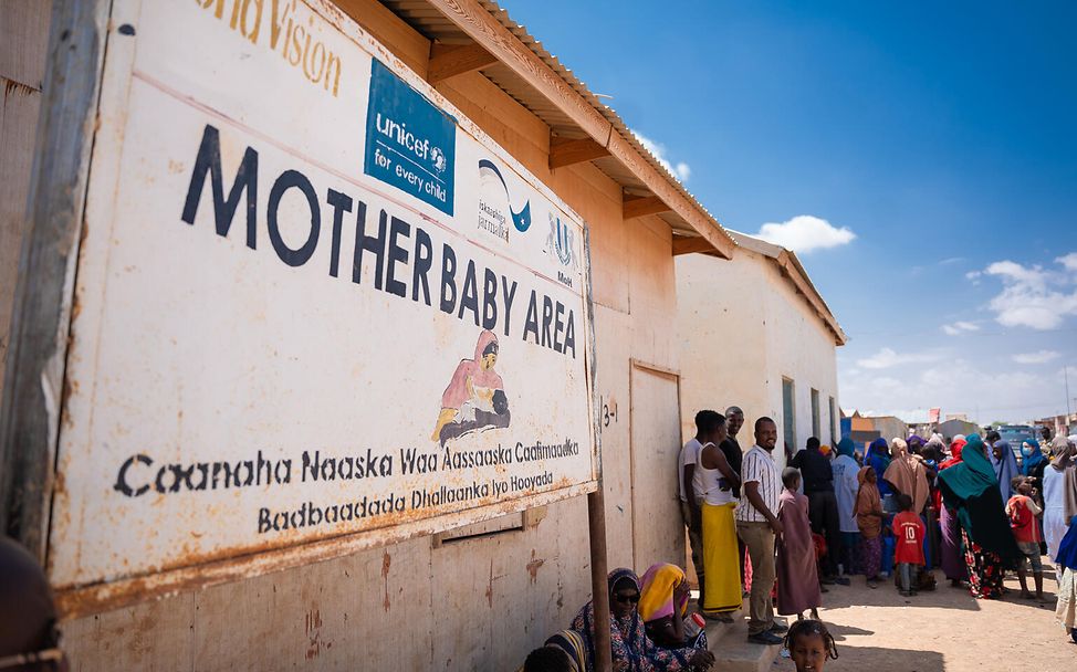 Das Gesundheitszentrum in Puntland im Nordosten Somalia. 