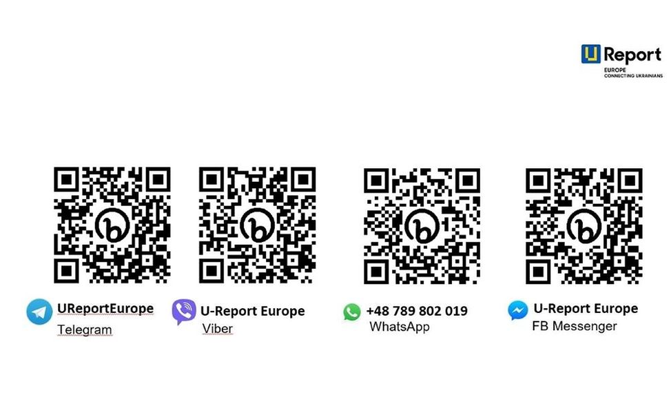 U-Report Europe: QR-Codes