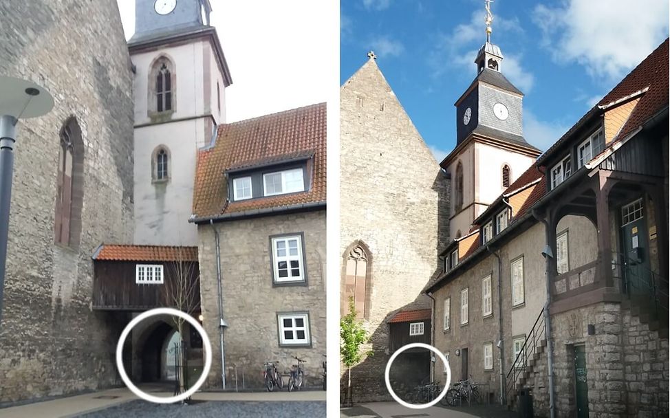 Marienkirche und Kommende Monatstreffen im Forum