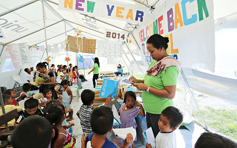 Neueröffnung der Kindergartenklasse in San Roque. © UNICEF/PFPG2013P-0559/Reyna.