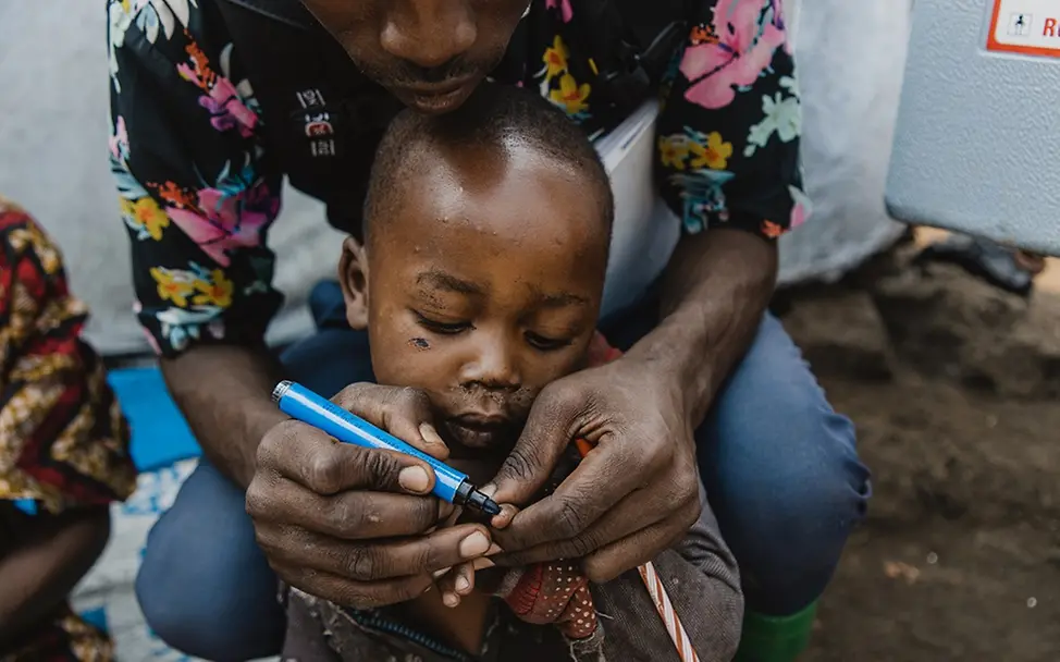 Impfung gegen Polio | UNICEF/Benekire DRC_UNI423780
