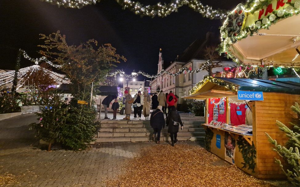 UNICEF Grußkarten auf dem Lippstädter Weihnachtsmarkt