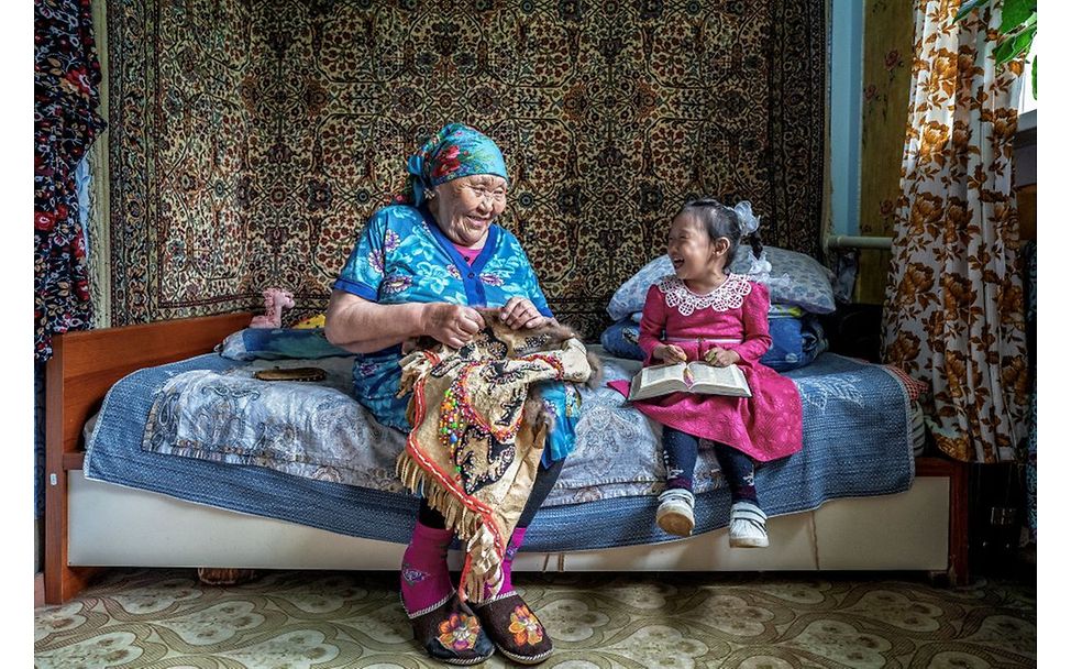 3. Platz Foto des Jahres: Russland: Die Kinder aus dem großen kalten Wald