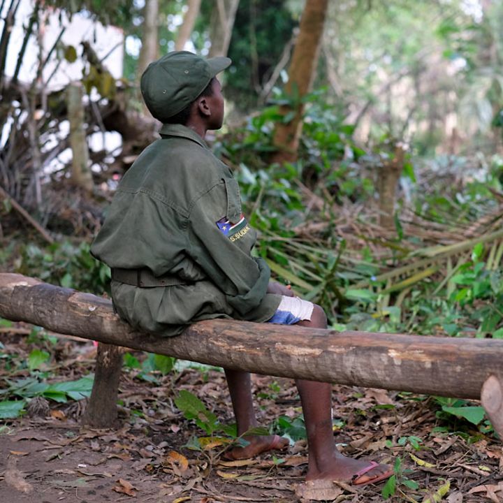 Südsudan Kindersoldaten: Ein früherer Kindersoldat am Tag seiner Freilassung. 