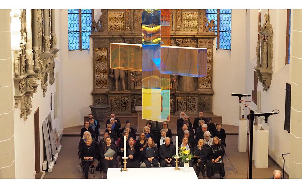 Die Atmosphäre in der Stadtkirche war erfüllt von Solidarität und Mitgefühl.