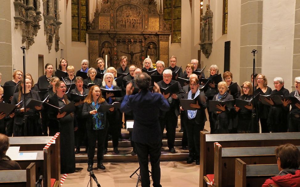 Die Atmosphäre in der Stadtkirche war erfüllt von Solidarität und Mitgefühl.