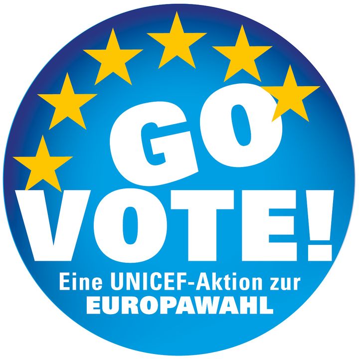 Eine UNICEF-Aktion zur EUROPAWAHL