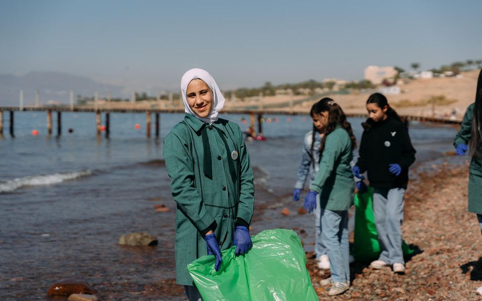 Gute Nachrichten: Umweltschutz an Jordaniens Strand