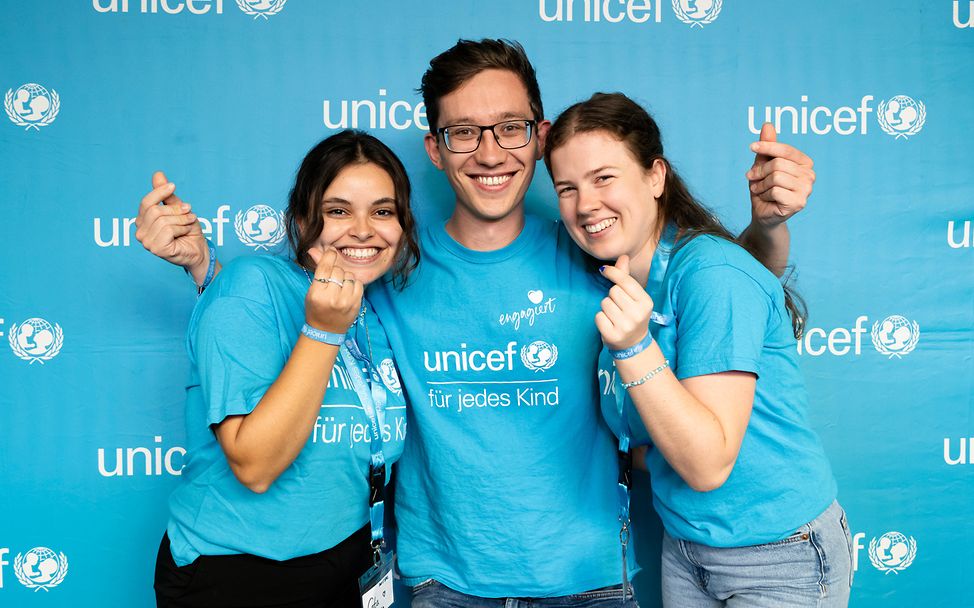 Participiants at the annual meeting of UNICEF University Clubs (Hochschulgruppen/HSG) in Aachen.