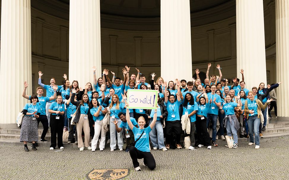 Participiants at the annual meeting of UNICEF University Clubs (Hochschulgruppen/HSG) in Aachen.