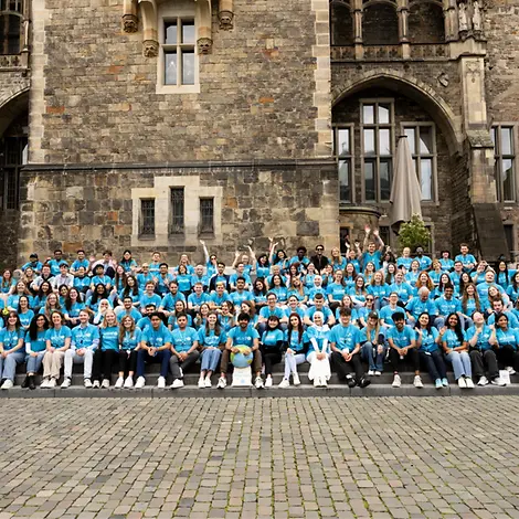 Teilnehmer des jährlichen Treffens der UNICEF-Hochschulgruppen in Aachen. | © UNICEF/UNI585200/Etges Teilnehmer des jährlichen Treffens der UNICEF-Hochschulgruppen in Aachen.