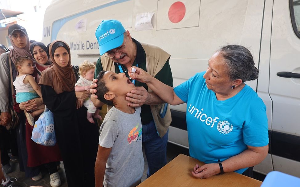 Polio-Impfungen in Gaza