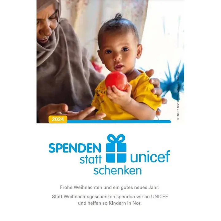 Aufkleber Spenden statt schenken