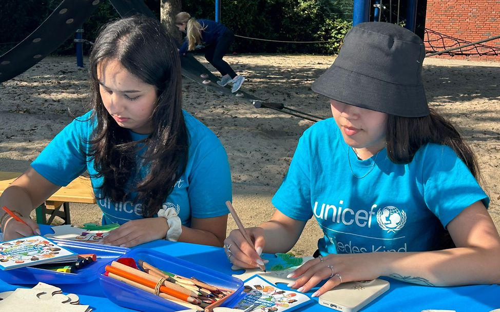 Kinderrechte-Puzzle © B. Böhmer/UNICEF/2024