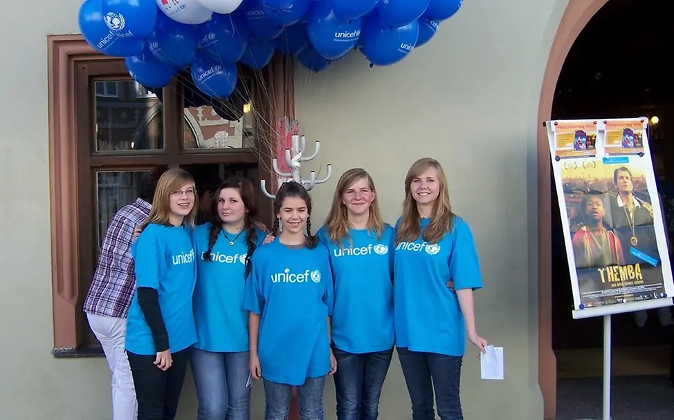 Die Bucher Kids für UNICEF © UNICEF-AG Landshut