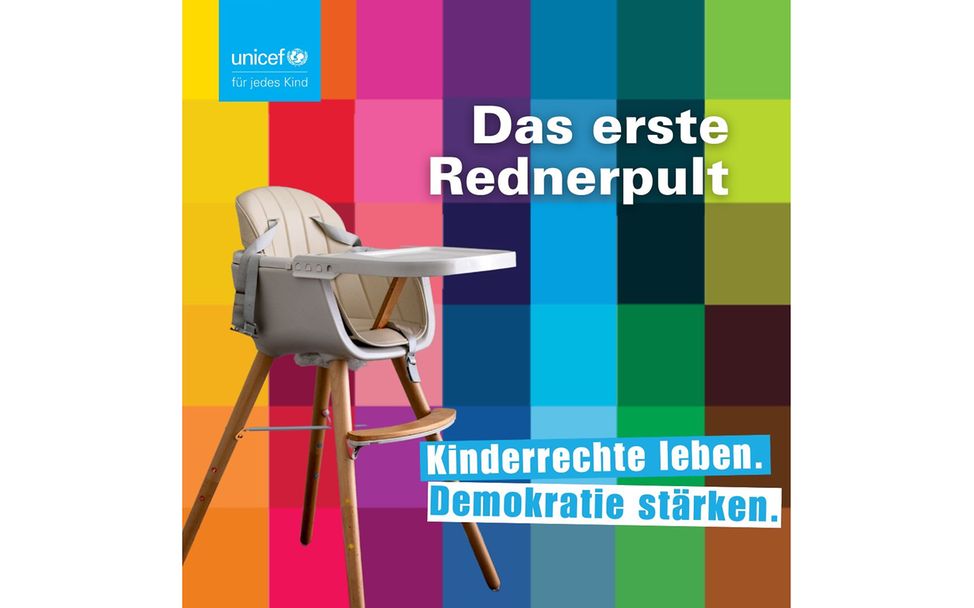 Tag der Kinderrechte: Das erste Rednerpult