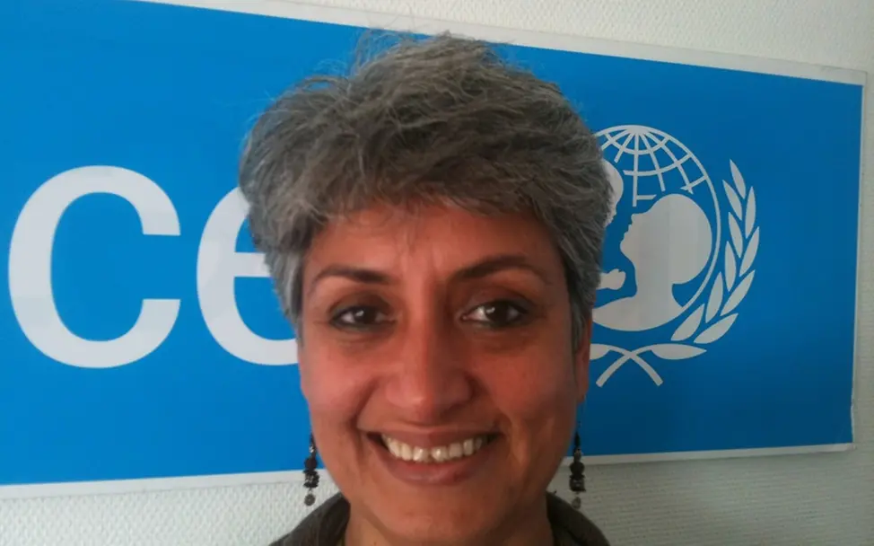 Dr. Yasmin Haque in Köln. ©UNICEF Dr. Yasmin Haque in Köln. ©UNICEF