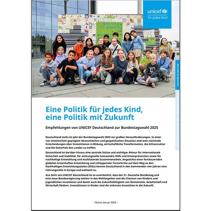 UNICEF Papiere Bundestagswahl Vollversion