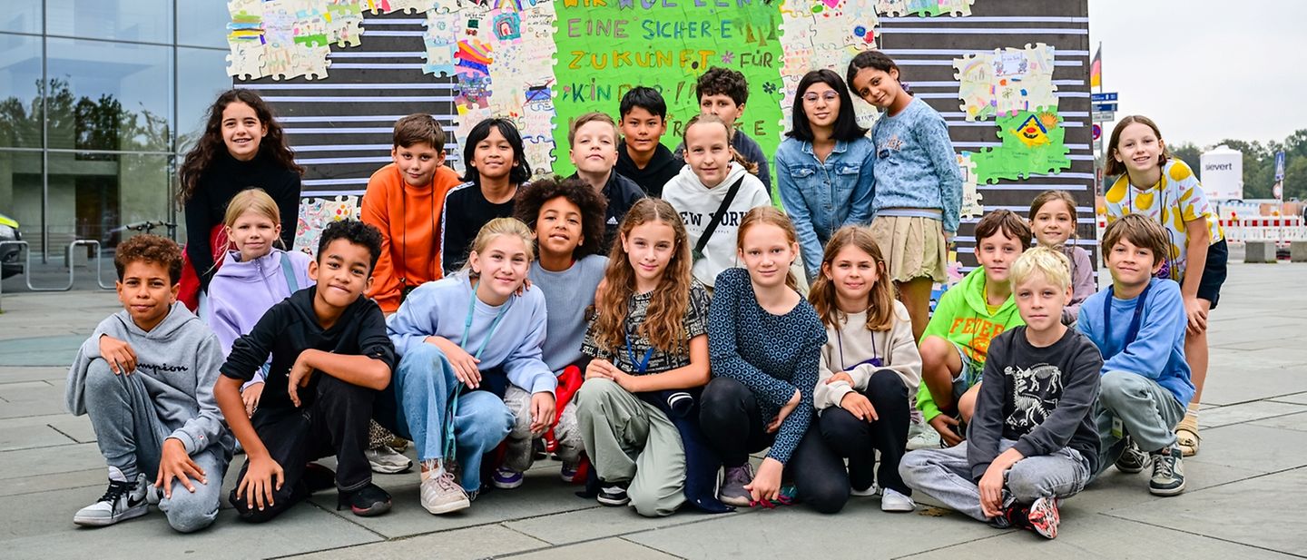 Kinderpolitik: Kinder am Weltkindertag in Berlin