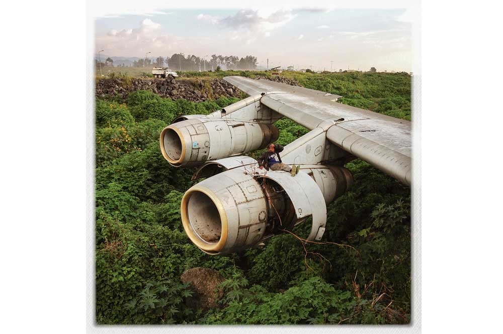 Kongo: Spielplatz Flughafen | © Michael C. Brown/Magnum Nominee