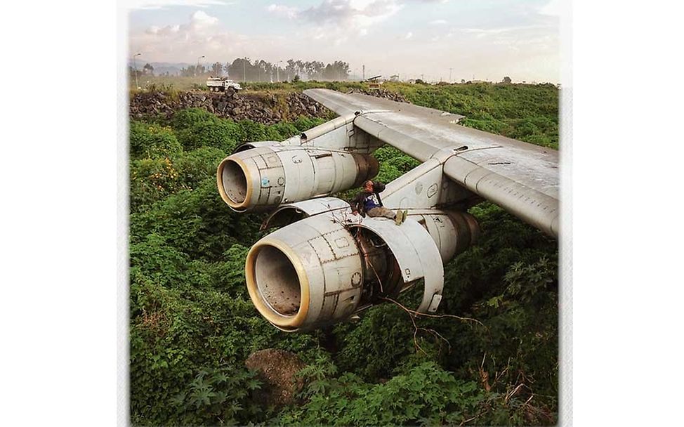 Kongo: Spielplatz Flughafen | © Michael C. Brown/Magnum Nominee