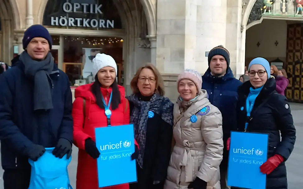 Engagierte der UNICEF-AG München Engagierte der UNICEF-AG München