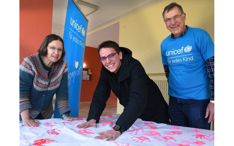 Red Hand Day 2025 in der Brüder-Grimm-Schule, Grundschule in Göttingen 